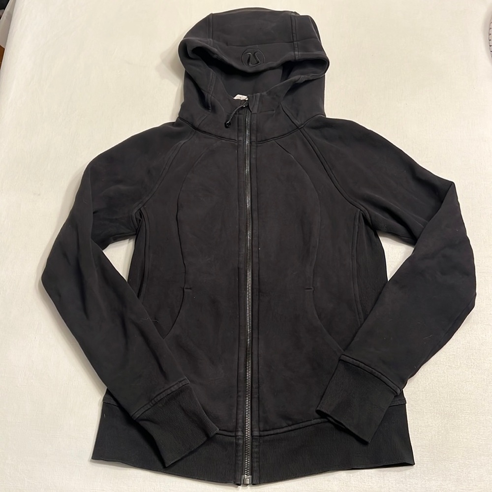 Lululemon Black Scuba Hoodie.